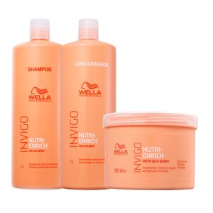 Kit Shampoo e Condicionador Nutri-Enrich 1L Mascara 500ml