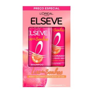 Kit Shampoo Elseve Liso dos Sonhos Super Alinhador 375ml