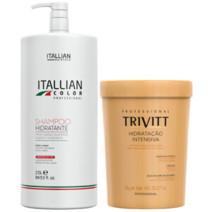 Kit Shampoo Hidratante 2,5 Ltr E Hidratação Intensiva 1KG