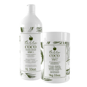 Kit Shampoo Isotônico 1L e Máscara Toda de Coco 1Kg Terra Coco