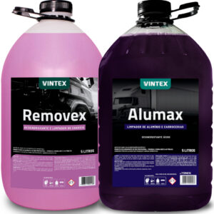 Kit Shampoo Limpeza Motor Roda Chassi Alumax Removex Vonixx