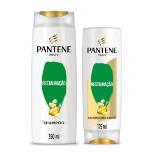Kit Shampoo Pantene Restauração 350ml Condicionador 175ml
