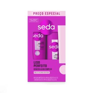 Kit Shampoo Seda Liso Perfeito 300ml Condicionador Seda Liso Perfeito