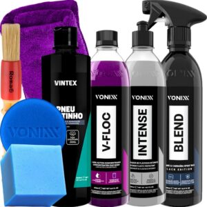 Kit Shampoo V-Floc Cera Blend Black Revitalizador Intense Vonixx