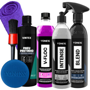 Kit Shampoo V-Floc Cera Blend Black Revitalizador Intense Vonixx