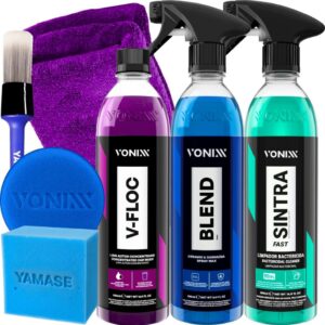 Kit Shampoo V-Floc pH Neutro Cera Blend Spray Sintra Fast Vonixx