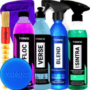 Kit Shampoo V-Floc pH Neutro Cera Blend Vitrificadora Sintra Fast