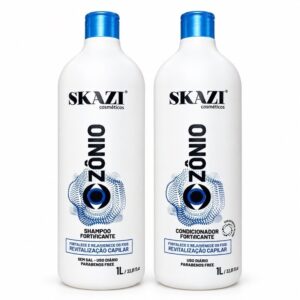Kit Skazi Vegano Ozônio Com Jojoba Shampoo E Condicionador 1 Litro