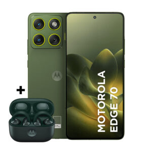 Kit Smartphone Motorola Edge 70 5G 256GB Fone Bluetooth Moto Buds Loop