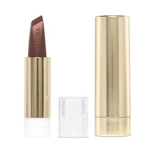 Kit Sofisticada e Determinada: Batom Marrom 3,4g Case Dourado