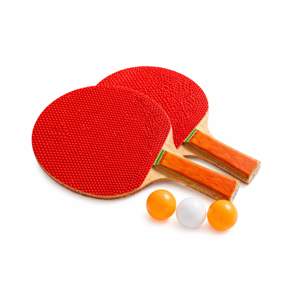 Kit Tênis de Mesa 2 Raquetes 3 Bolas Ping Pong Lazer Esporte