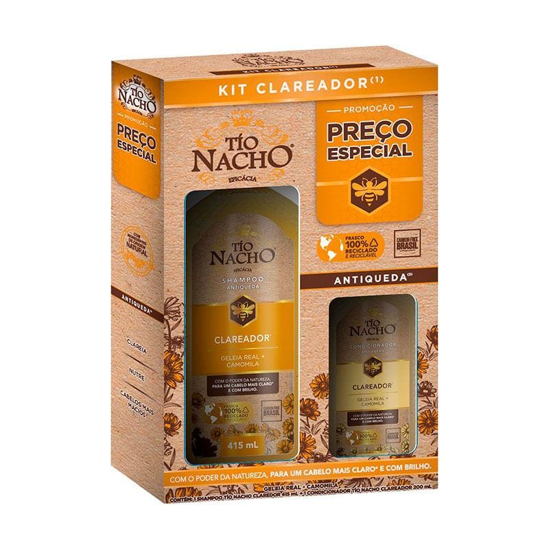 Kit Tio Nacho Shampoo 415ml Condicionador Clareador 200ml