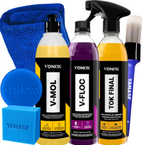 Kit Tok Final V-Floc V-Mol Shampoo Automotivo Desincrustante Vonixx