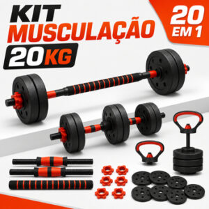 Kit Treino Funcional 20kg Musculação Barra Halteres Anilhas Supino em oferta — Shopee, 29% de desconto Kit Treino Funcional 20kg Musculação Barra Halteres Anilhas Supino em oferta — Shopee, 29% de desconto