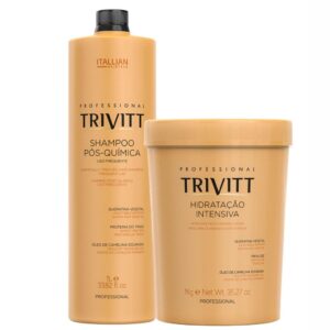 Kit Trivitt Profissional Shampoo 1L Mascara 1Kg