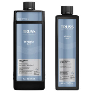 Kit Truss Hydra Air Shampoo 1L CondMask Máscara Condicionante 400ml