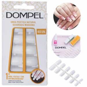 Kit Unhas Postiças Tips Moderna Alongamento Unhas C 48
