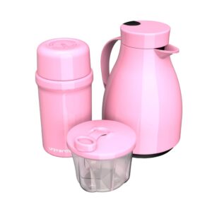 Kit Unibaby 3 Peças Garrafa Térmica Dosador Bebê Unitermi — Cozinha e Utensílios