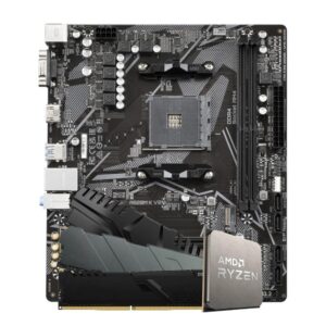 Kit Upgrade, Amd Ryzen 5 5600GT, Placa Mãe Chipset A520, 16GB DDR4