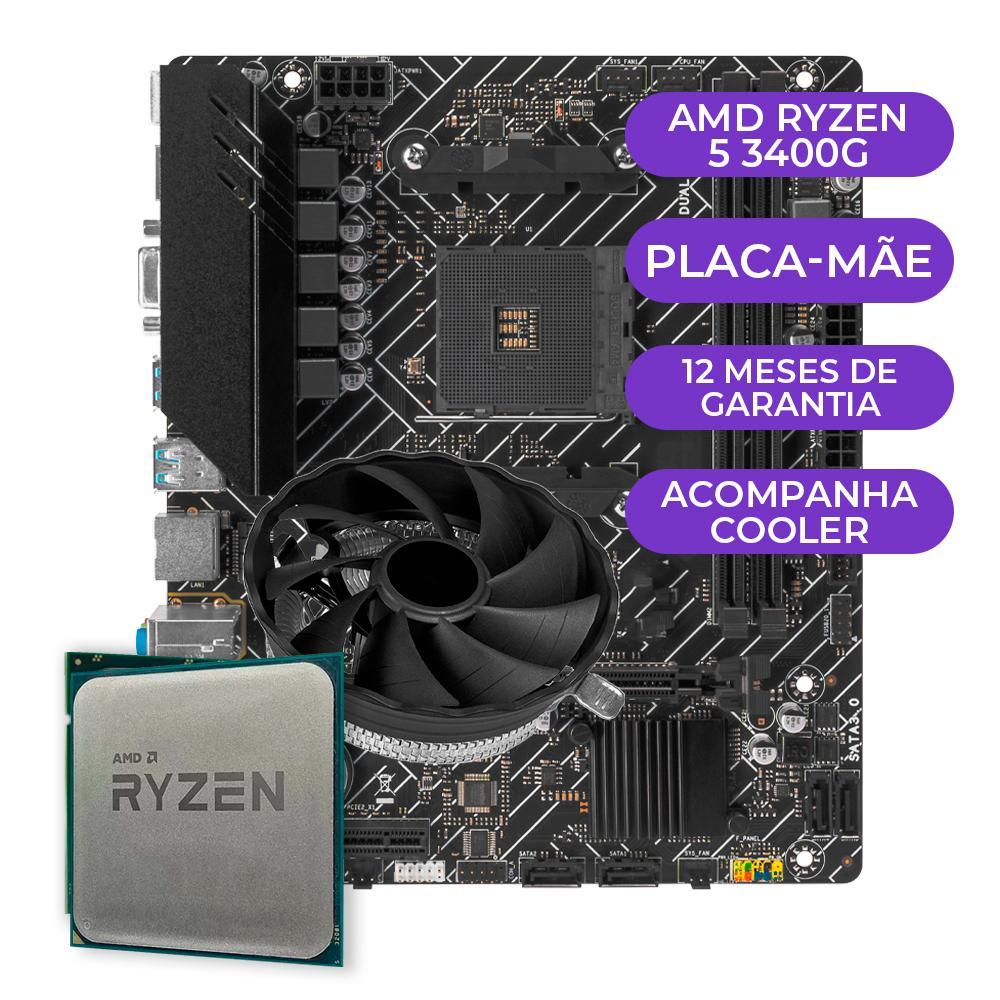 Kit Upgrade Gamer, Amd Ryzen 5 3400G B450M