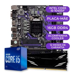 Kit Upgrade Gamer Intel Core i5-10400F H510M 16GB DDR4