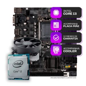 Kit Upgrade, Processador Intel Core i3-3220 placa mãe