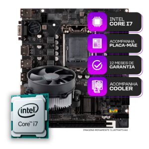 Kit Upgrade, Processador Intel core i7 Placa mãe 1155