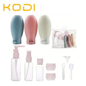 Kit Viagem para Cosméticos Frascos de Spray, Shampoo, Loção, Creme e