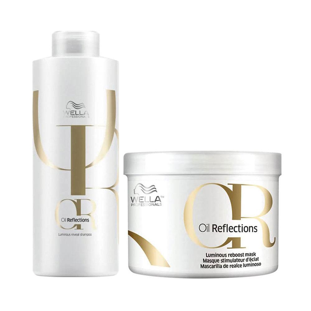 Kit Wella Oil Reflections Profissional Shampoo e Máscara