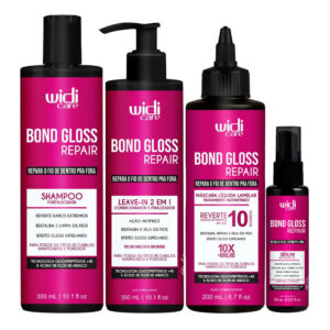 Kit Widi Care Shampoo Máscara Leave-In Sérum Bond Gloss Repair