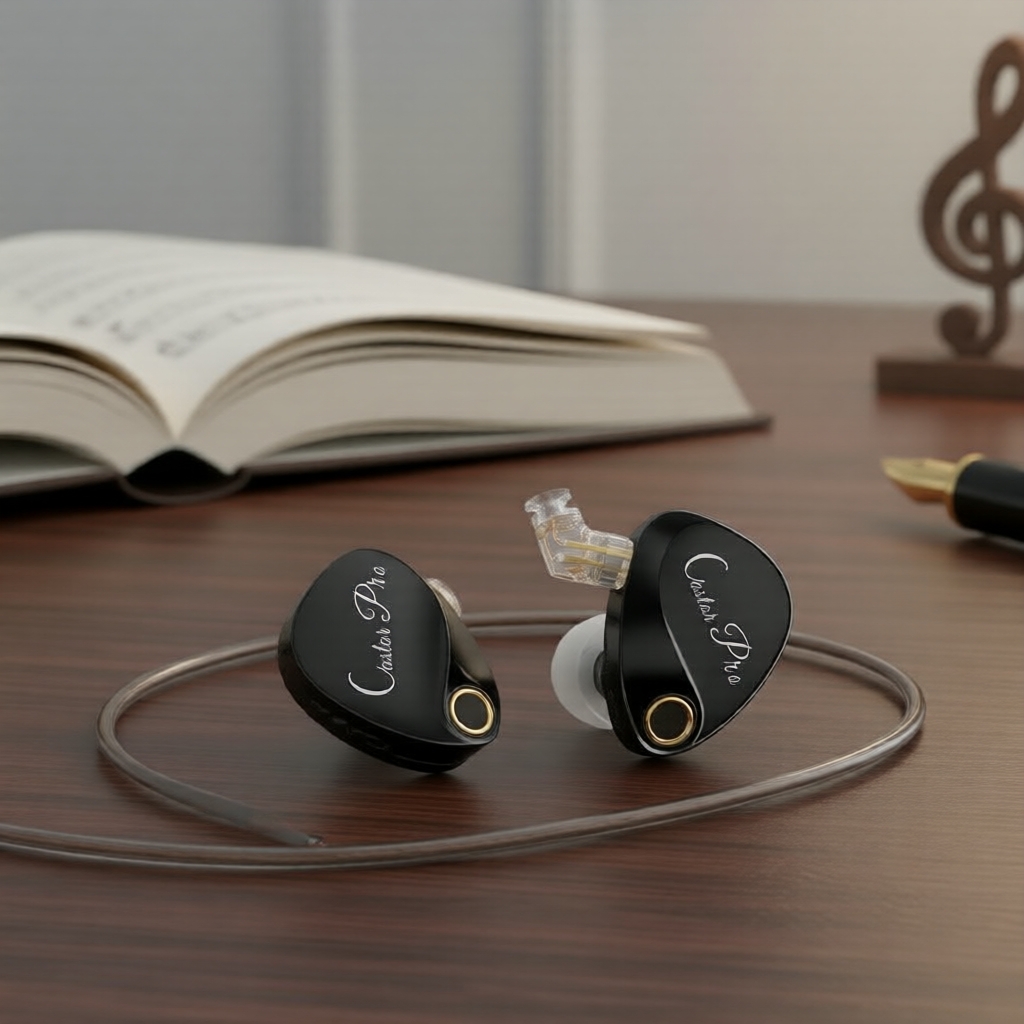 KZ Castor Pro Fones de Ouvido com Fio de 10mm Dual Driver, Som