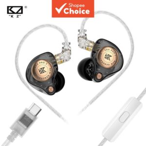 KZ Edx Pro 2 Fones De Ouvido Com Fio HiFi Som Estéreo Driver Dinâmico