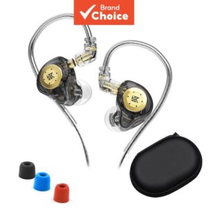 KZ Edx Pro Fones de Ouvido Dinâmicos Intra-Auriculares HiFi Qualidade