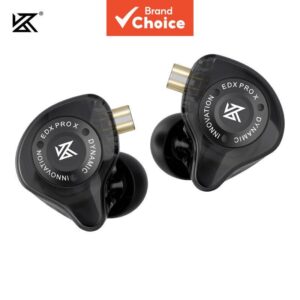 KZ Edx Pro X Fones De Ouvido HiFi Driver Dinâmico Magnético Iem Bass