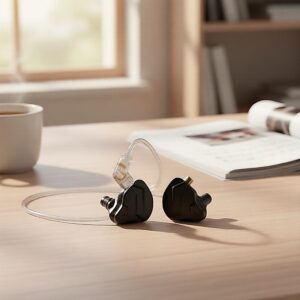KZ Zsn Pro X Fones de Ouvido Intra-Auriculares HiFi Bass 1BA+1DD