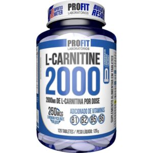 L-Carnitina 2000 250mcg Cromo 120 Tabletes ProFit