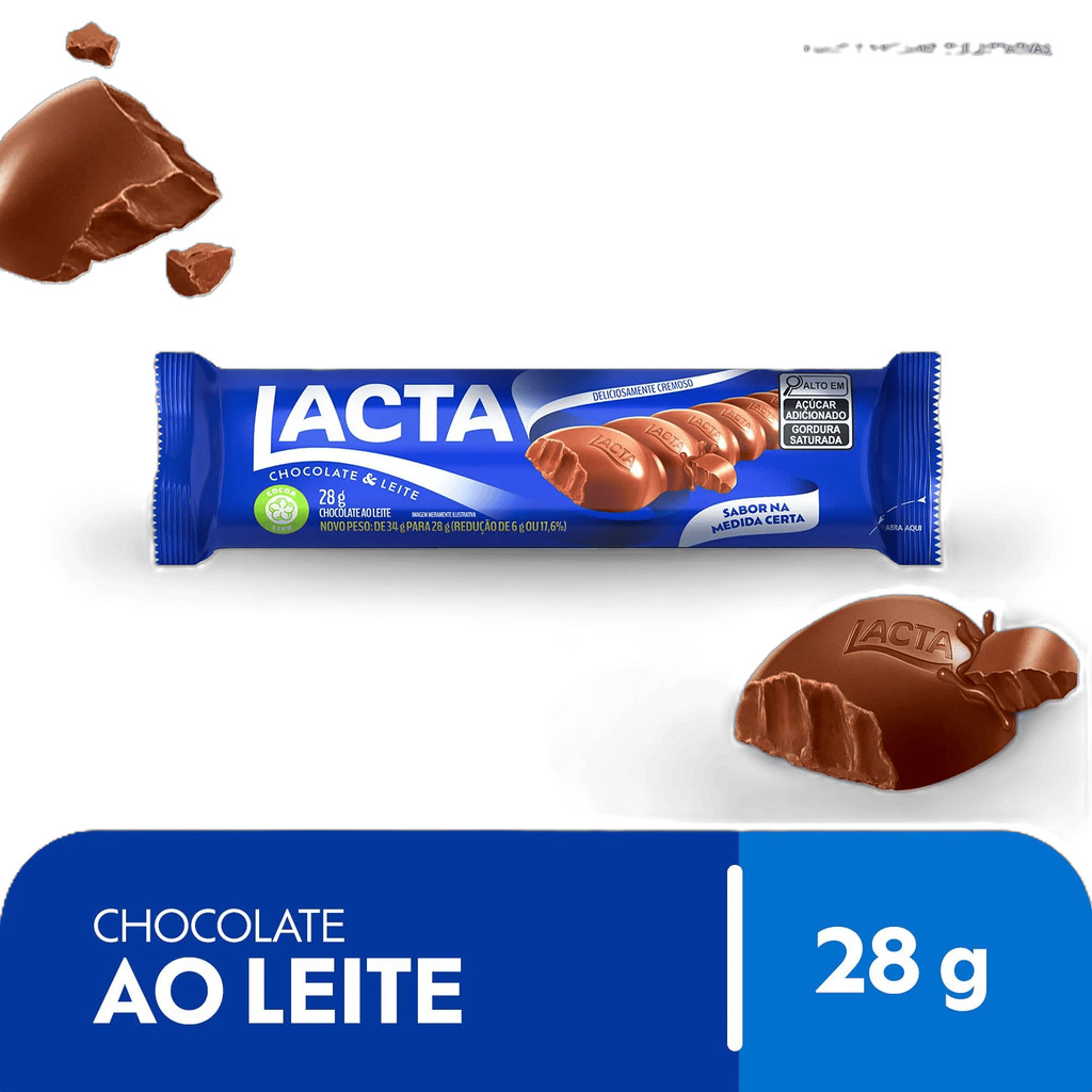 Lacta Tablete ao Leite 28g — Informática