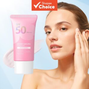 Laikou Japão Sakura Creme Solar Iluminador, Protetor Solar