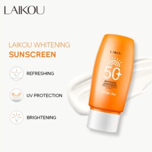 Laikou Loção Protetor Solar Hidratante UV Resistente À Água Spf50