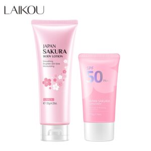 Laikou Protetor Solar Sakura PA Conjunto De Proteção À Prova D’água
