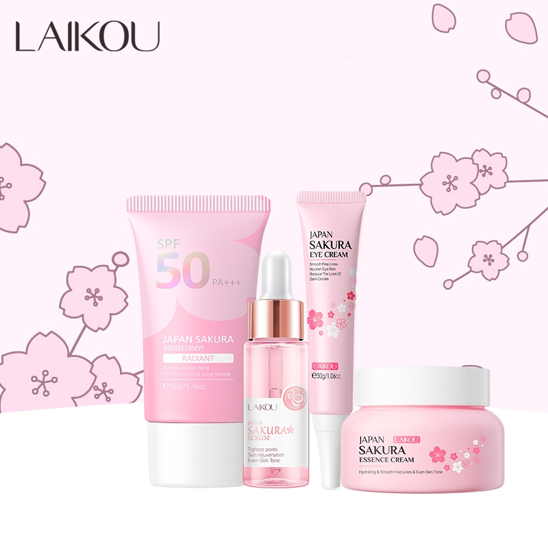 Laikou Sakura SPF50 Protetor Solar Soro Brilhante Fade Blemishes