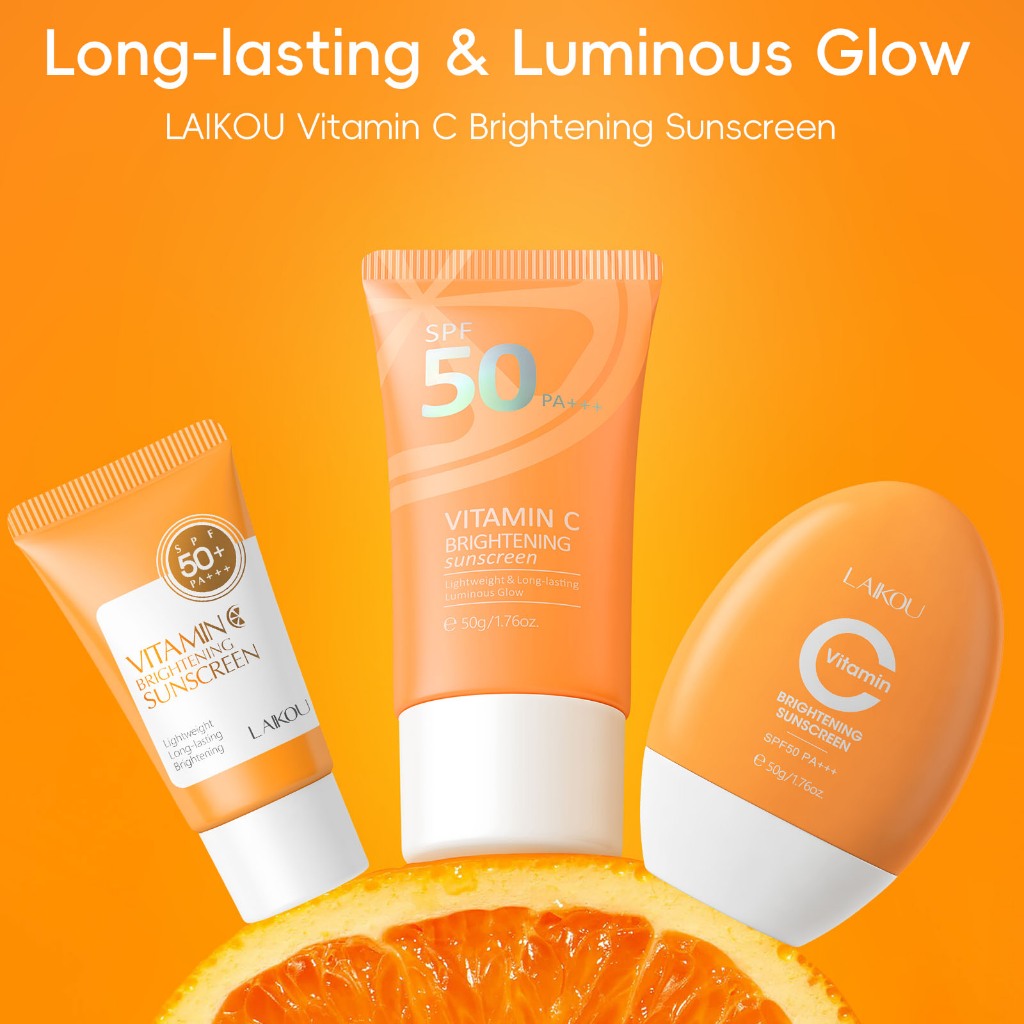 Laikou Vitamina C Protetor Solar Iluminador Proteger UV PA Brilho — Skincare