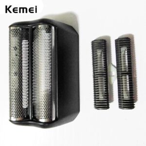 Lâmina De Reposição Para Barbeador Kemei Km-1103 Com Lâmina De Malha