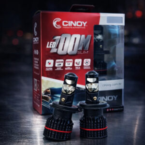 Lâmpada Cinoy Led Zoom Slim Mini Projetor 6k 10lm