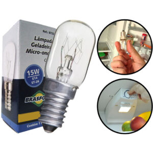 Lâmpada Incandescente Branco Quente Para Refrigerador Fogão
