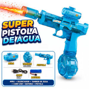 Lançador De Água Elétrica Automática Recarregável Infantil Brinquedo