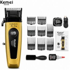 Lançamento Kemei Máquina de Corte 10W Com Base Carregadora KM- Sem