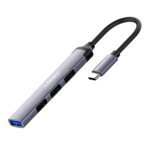 Ldnio Hub Usb C Adaptador 4Porta, Tipo C p Usb 3.0 e 2.0
