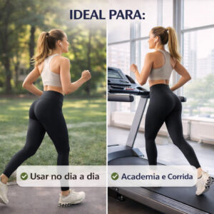Legging Feminina Alta Compressão para Academia e Yoga, Fitness
