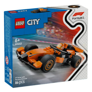 Lego City Piloto de F1 com carro McLaren 86 Peças 60442